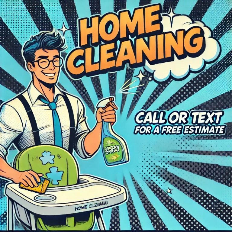 Smiling man from Pleasant Home Cleaning advertising eco-friendly home cleaning in Aliso Viejo