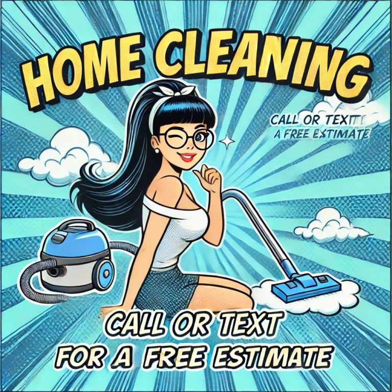 Smiling maid from Pleasant Home Cleaning advertising home cleaning in Laguna Niguel