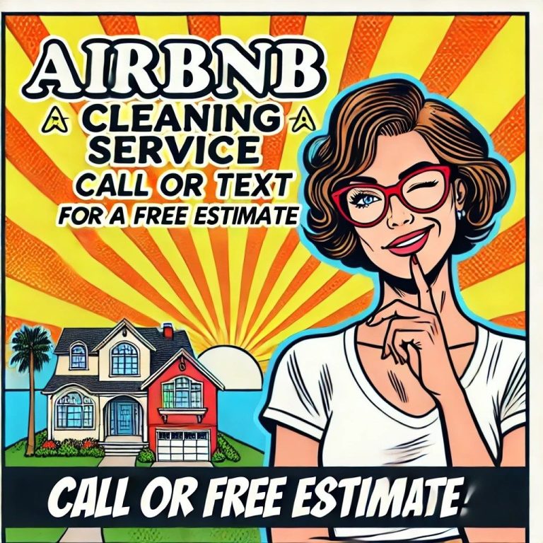 Smiling maid from Pleasant Home Cleaning advertising expert Airbnb house cleaning in Dana Point